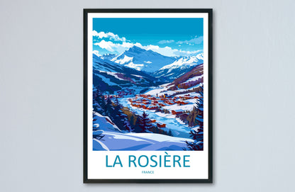 La Rosière Travel Print Wall Art La Rosière Wall Hanging Home Deco La Rosière Gift Art Lovers Wall Art Print Art La Rosière Wall Hanging Art