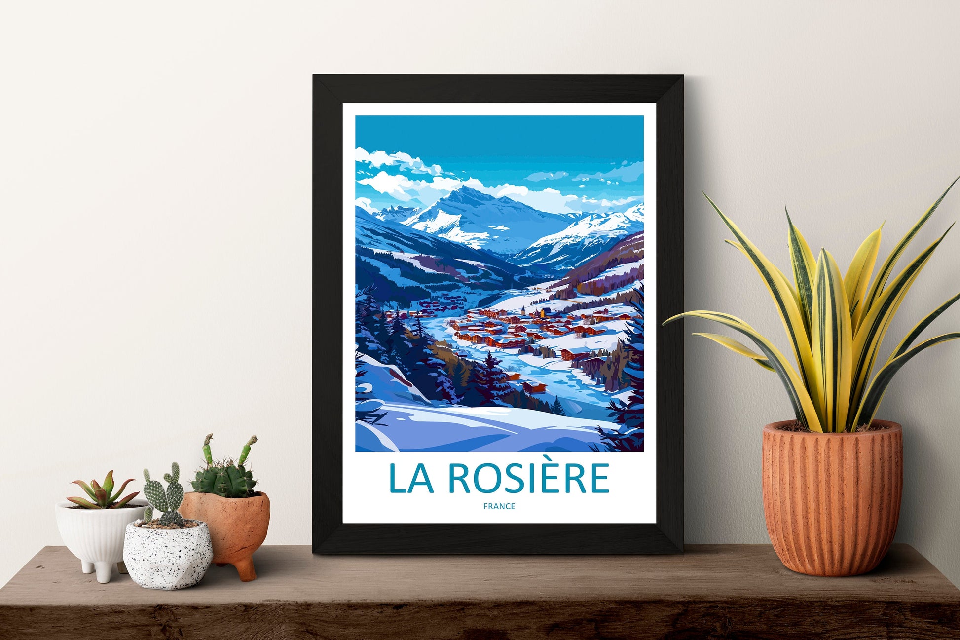 La Rosière Travel Print Wall Art La Rosière Wall Hanging Home Deco La Rosière Gift Art Lovers Wall Art Print Art La Rosière Wall Hanging Art
