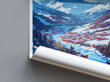 La Rosière Travel Print Wall Art La Rosière Wall Hanging Home Deco La Rosière Gift Art Lovers Wall Art Print Art La Rosière Wall Hanging Art