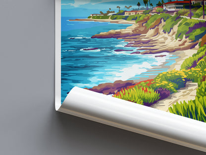 Newport Beach Travel Print Wall Art Newport Beach Wall Hanging Home Décor Newport Beach Gift Art Lovers California Art Lover Gift
