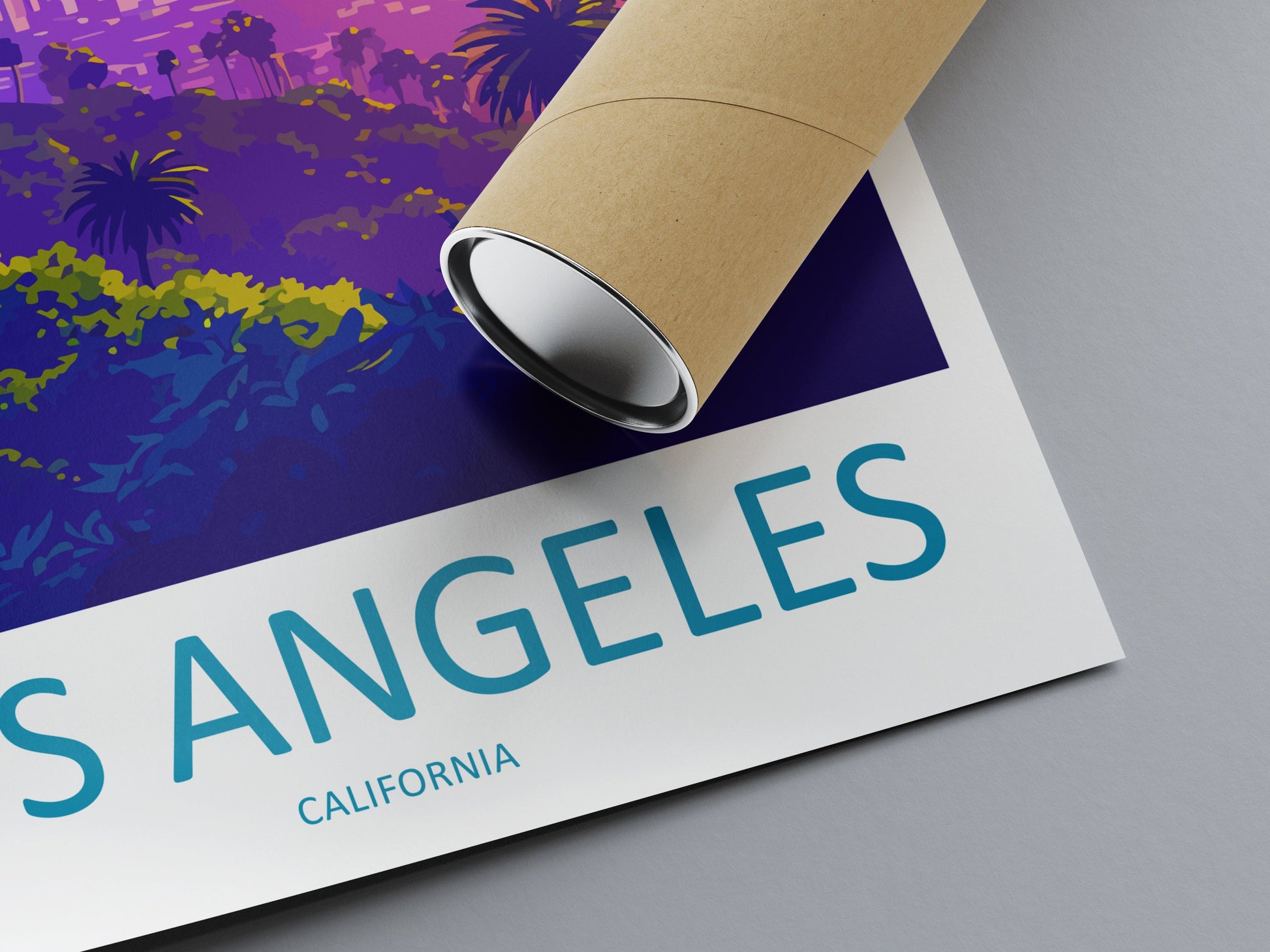 Los Angeles Travel Print Wall Art Los Angeles Wall Hanging Home Décor Los Angeles Gift Art Lovers California Art Lover Gift Los Angeles Deco