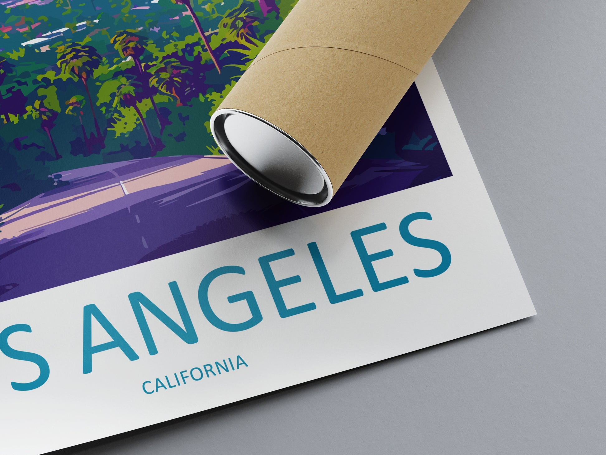 Los Angeles Travel Print Wall Art Los Angeles Wall Hanging Home Décor Los Angeles Gift Art Lovers California Art Lover Gift Los Angeles Deco