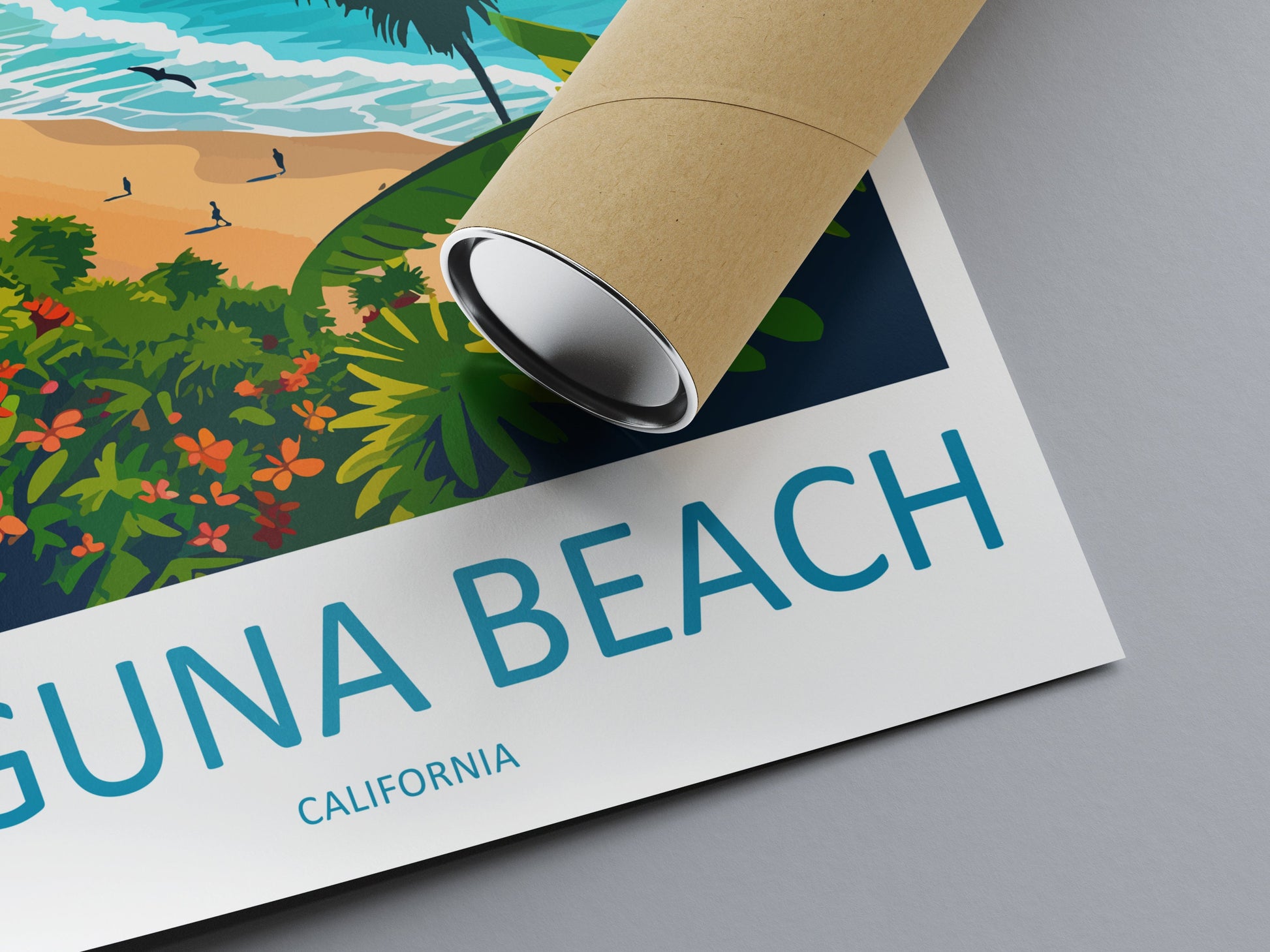 Laguna Beach Travel Print Wall Art Laguna Beach Wall Hanging Home Décor Laguna Beach Gift Art Lovers California Art Lover Gift