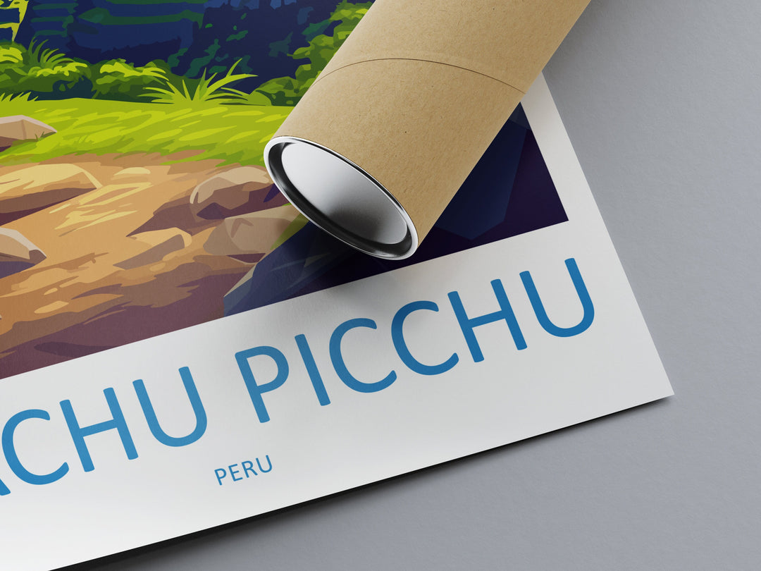 Machu Picchu Travel Print Wall Art Machu Picchu Wall Hanging Home Décor Machu Picchu Gift Art Lovers Peru Art Lover Gift Peru