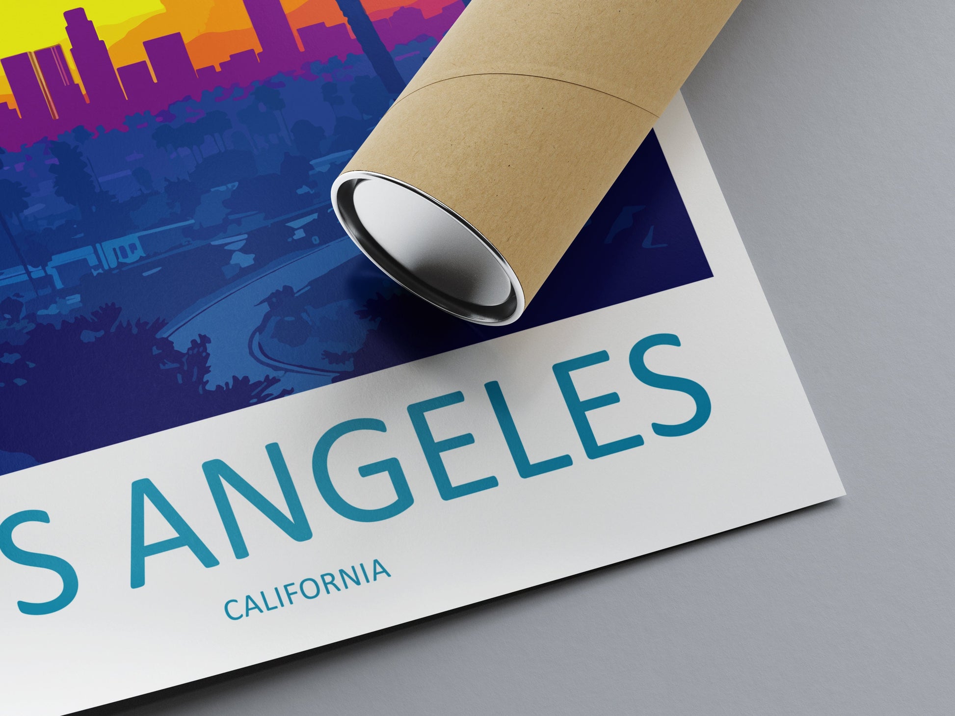 Los Angeles Travel Print Wall Art Los Angeles Wall Hanging Home Décor Los Angeles Gift Art Lovers California Art Lover Gift Los Angeles Deco