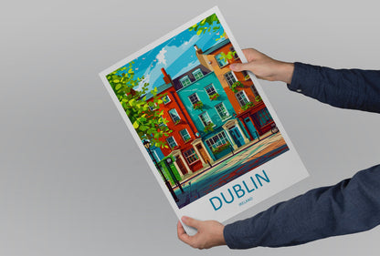 Dublin Skyline Print Dublin Home Decor Skyline City Art Print Dublin Wall Art for Ireland Enthusiast Gift Wall Hanging Dublin Ireland Print
