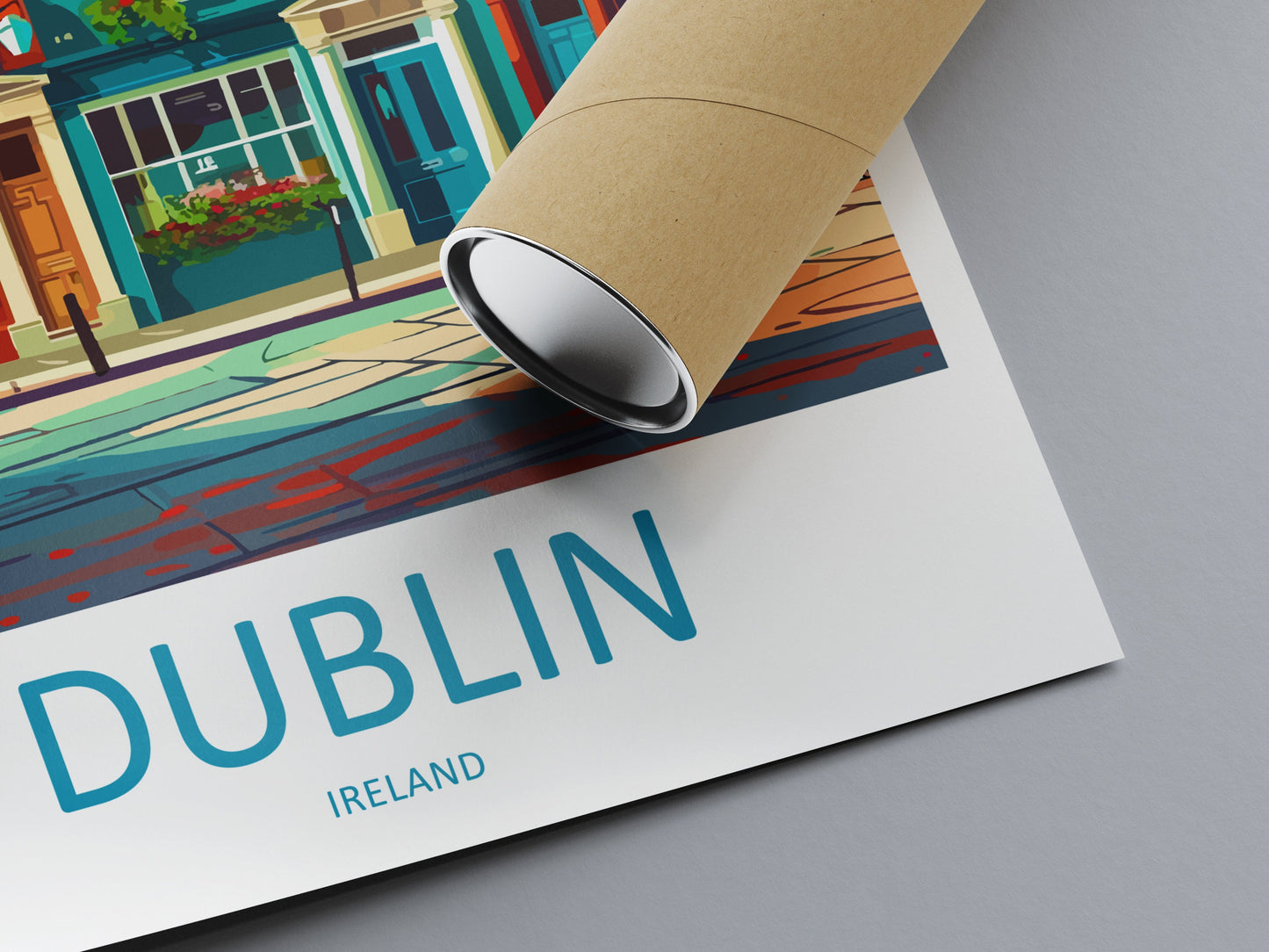 Dublin Skyline Print Dublin Home Decor Skyline City Art Print Dublin Wall Art for Ireland Enthusiast Gift Wall Hanging Dublin Ireland Print