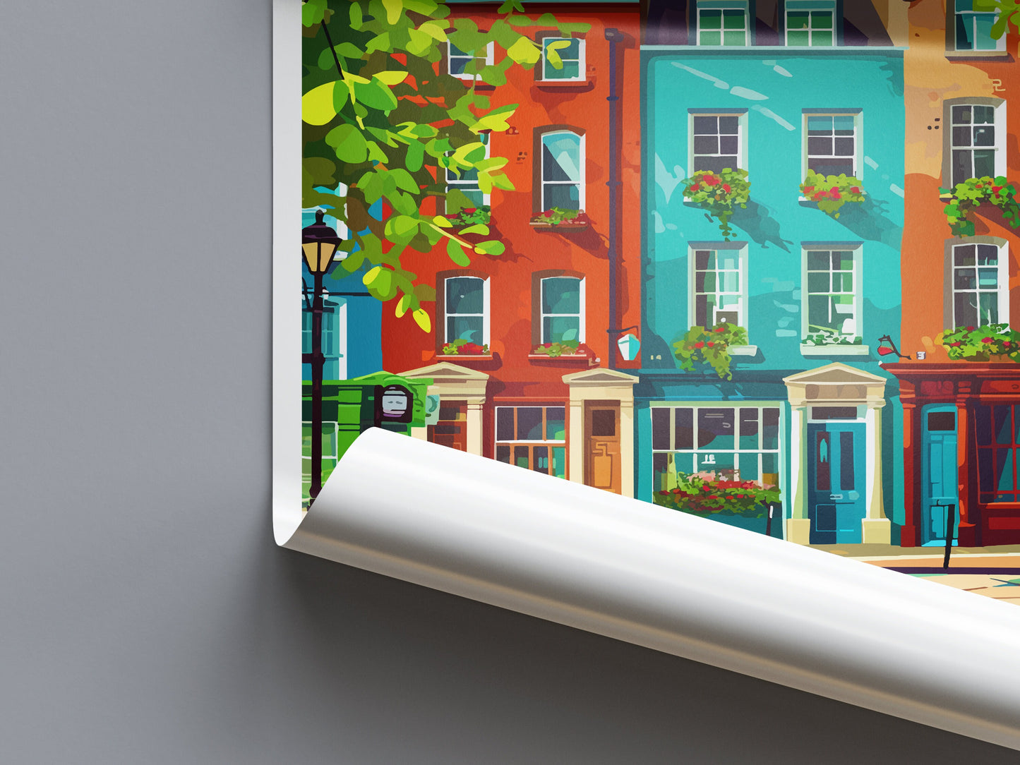 Dublin Skyline Print Dublin Home Decor Skyline City Art Print Dublin Wall Art for Ireland Enthusiast Gift Wall Hanging Dublin Ireland Print
