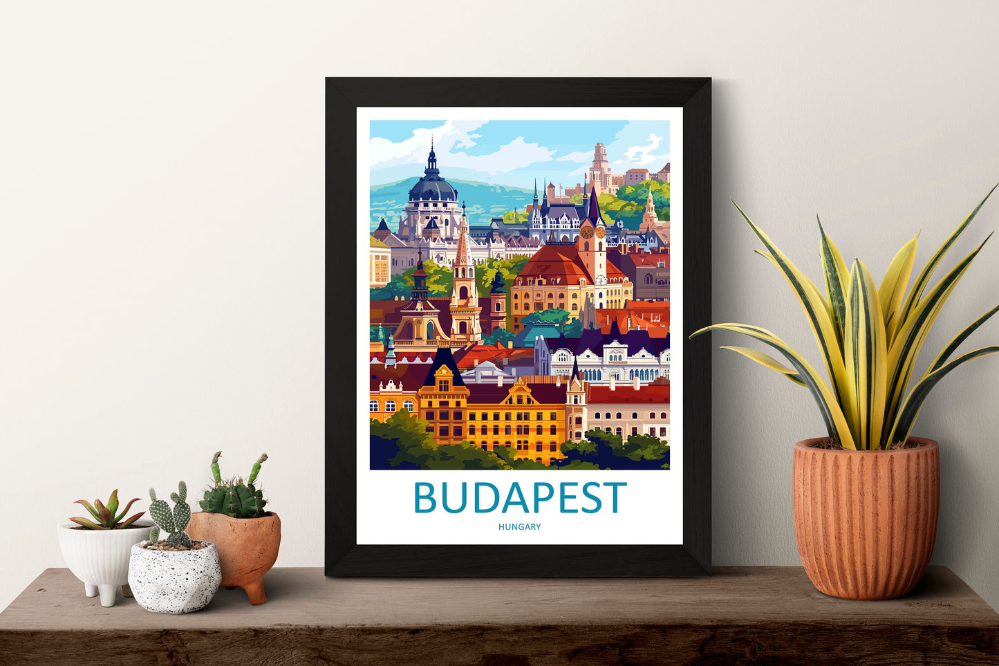 Budapest Travel Print Wall Art Budapest Wall Hanging Home Décor Budapest Gift Art Lovers Hungary Art Lover Gift Budapest Wall Décor