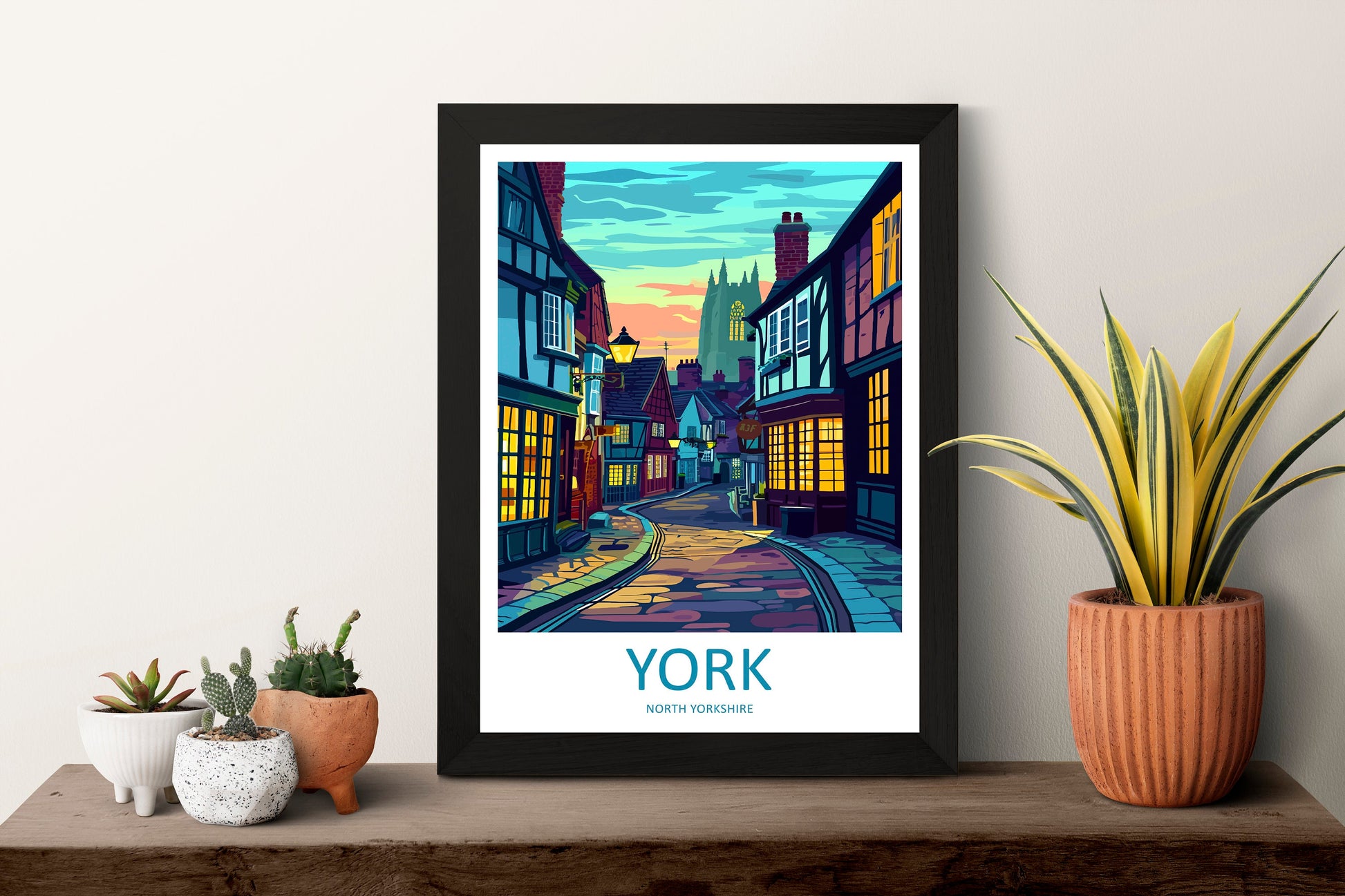 York Travel Print Wall Art York Wall Hanging Home Décor York Gift Art Lovers England Art Lover Gift Print Artwork Yorkshire Art