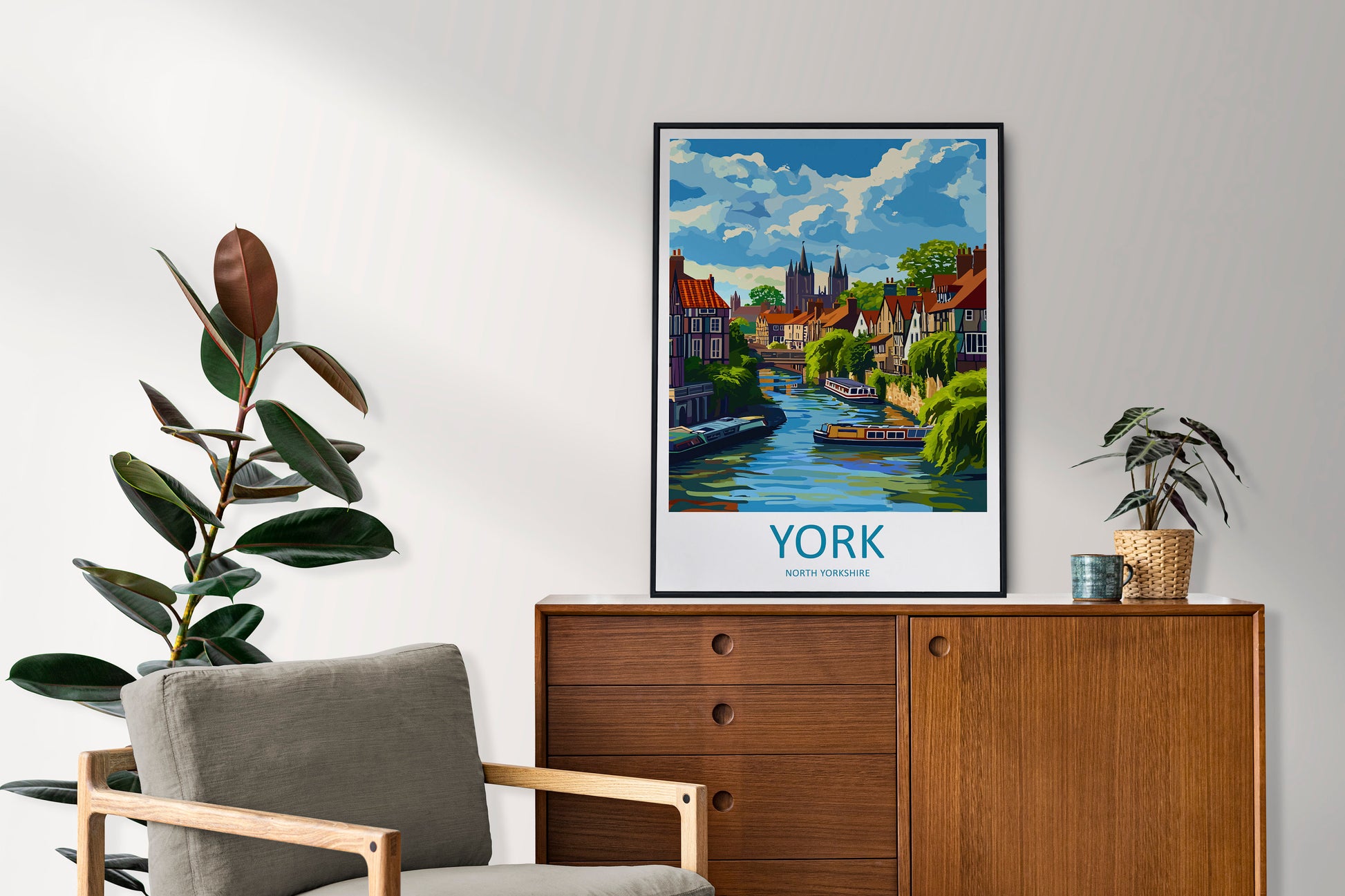 York Travel Print Wall Art York Wall Hanging Home Décor York Gift Art Lovers England Art Lover Gift Print Artwork Yorkshire Art