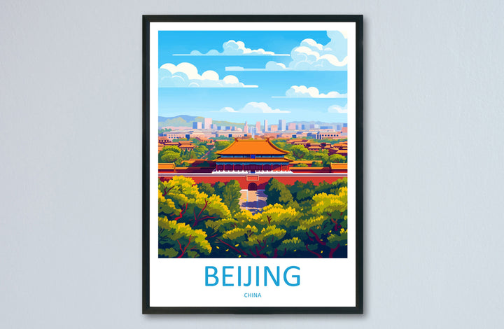 Beijing Travel Print Wall Art Beijing Wall Hanging Home Décor Gift Beijing Art Lovers China Beijing Art Gift Lover Print