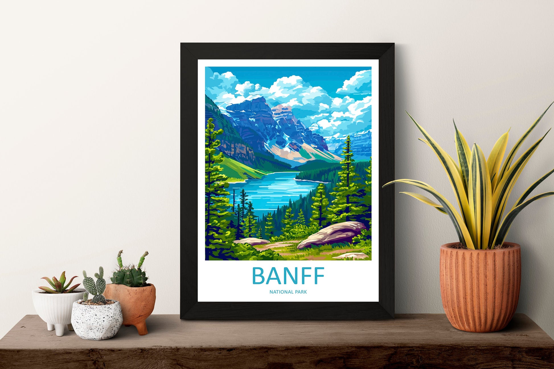 Banff National Park Travel Print Wall Art Banff Wall Hanging Home Décor Banff Gift Art Lovers Canada Art Lover Gift