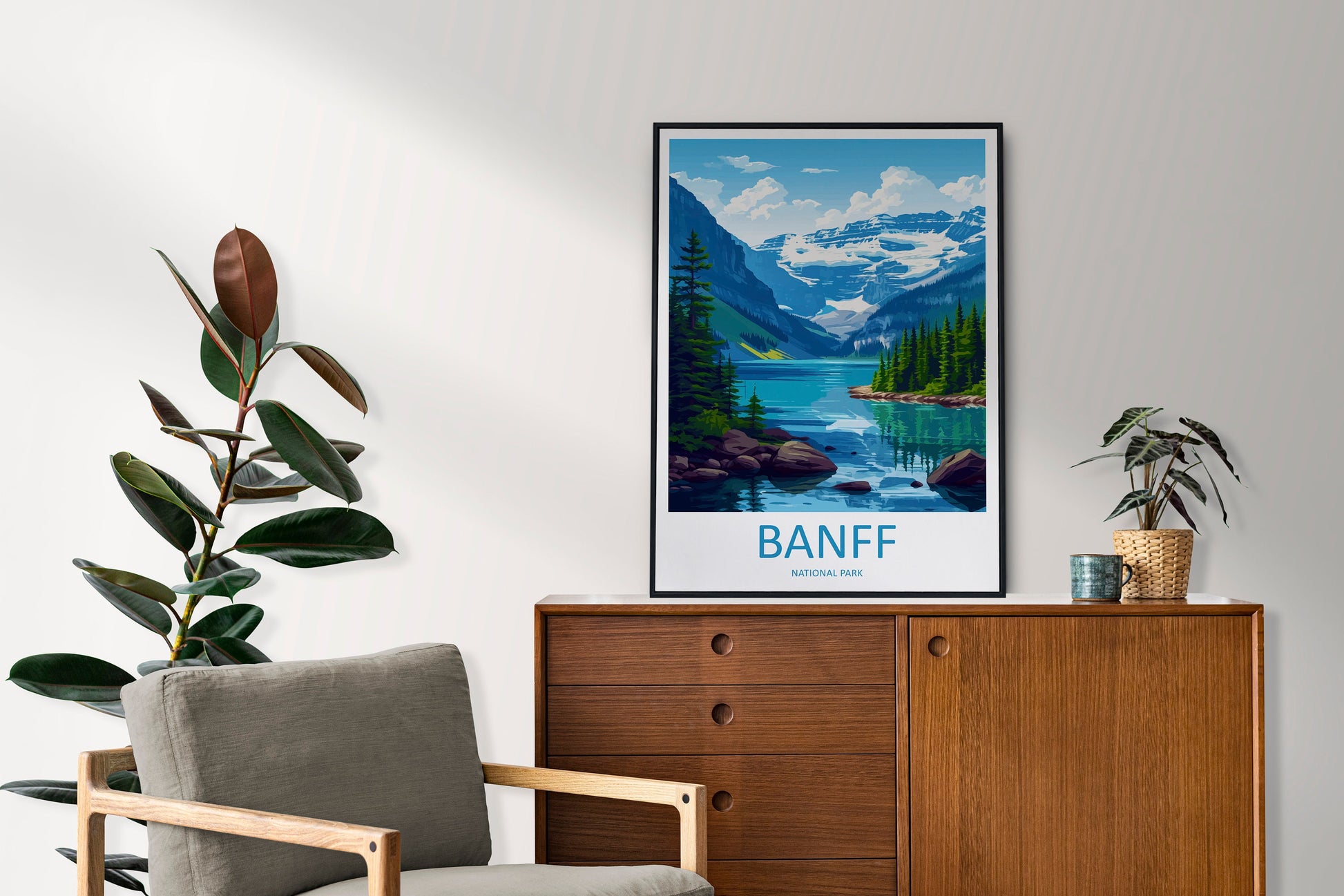 Banff National Park Travel Print Wall Art Banff Wall Hanging Home Décor Banff Gift Art Lovers Canada Art Lover Gift