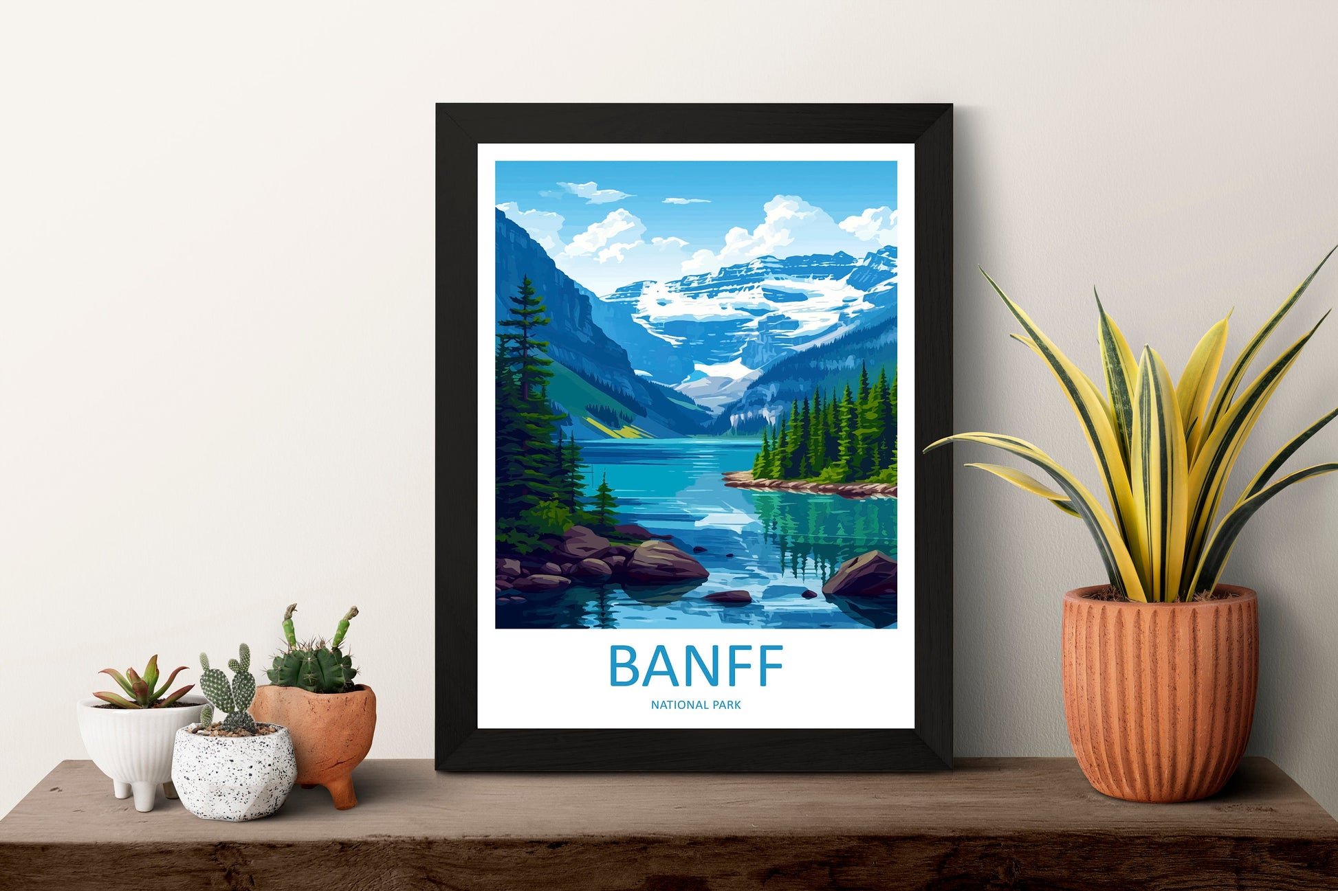 Banff National Park Travel Print Wall Art Banff Wall Hanging Home Décor Banff Gift Art Lovers Canada Art Lover Gift