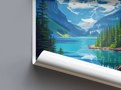 Banff National Park Travel Print Wall Art Banff Wall Hanging Home Décor Banff Gift Art Lovers Canada Art Lover Gift
