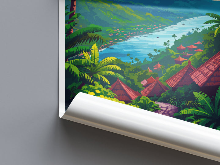 Bali Travel Print Wall Art Bali Wall Hanging Home Décor Bali Gift Art Lovers Indonesia Art Lover Gift Bali Travel Art Poster