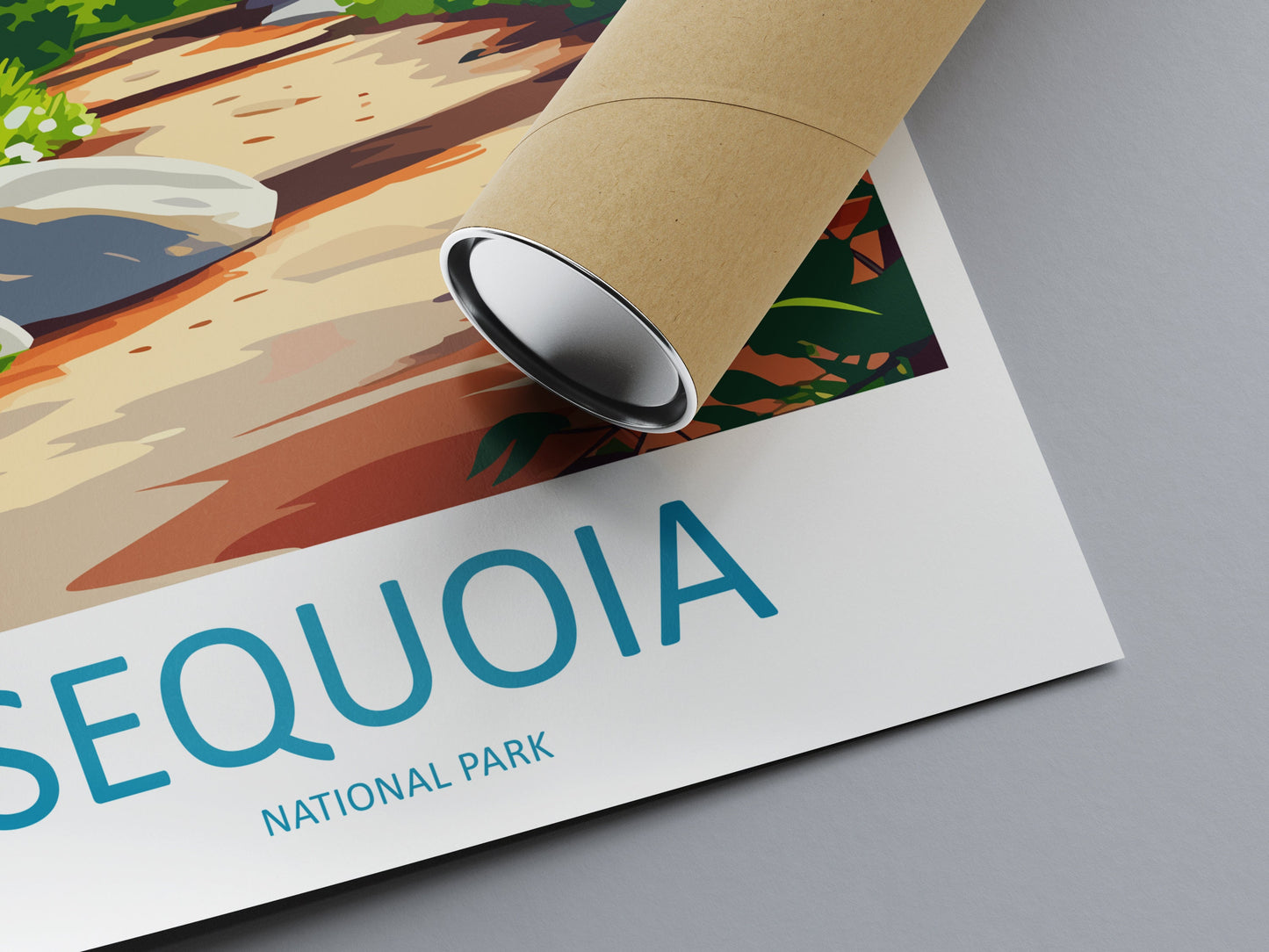 Sequoia National Park Travel Print Wall Art Sequoia Wall Hanging Home Décor Sequoia Gift Art Lovers California Art Lover Gift