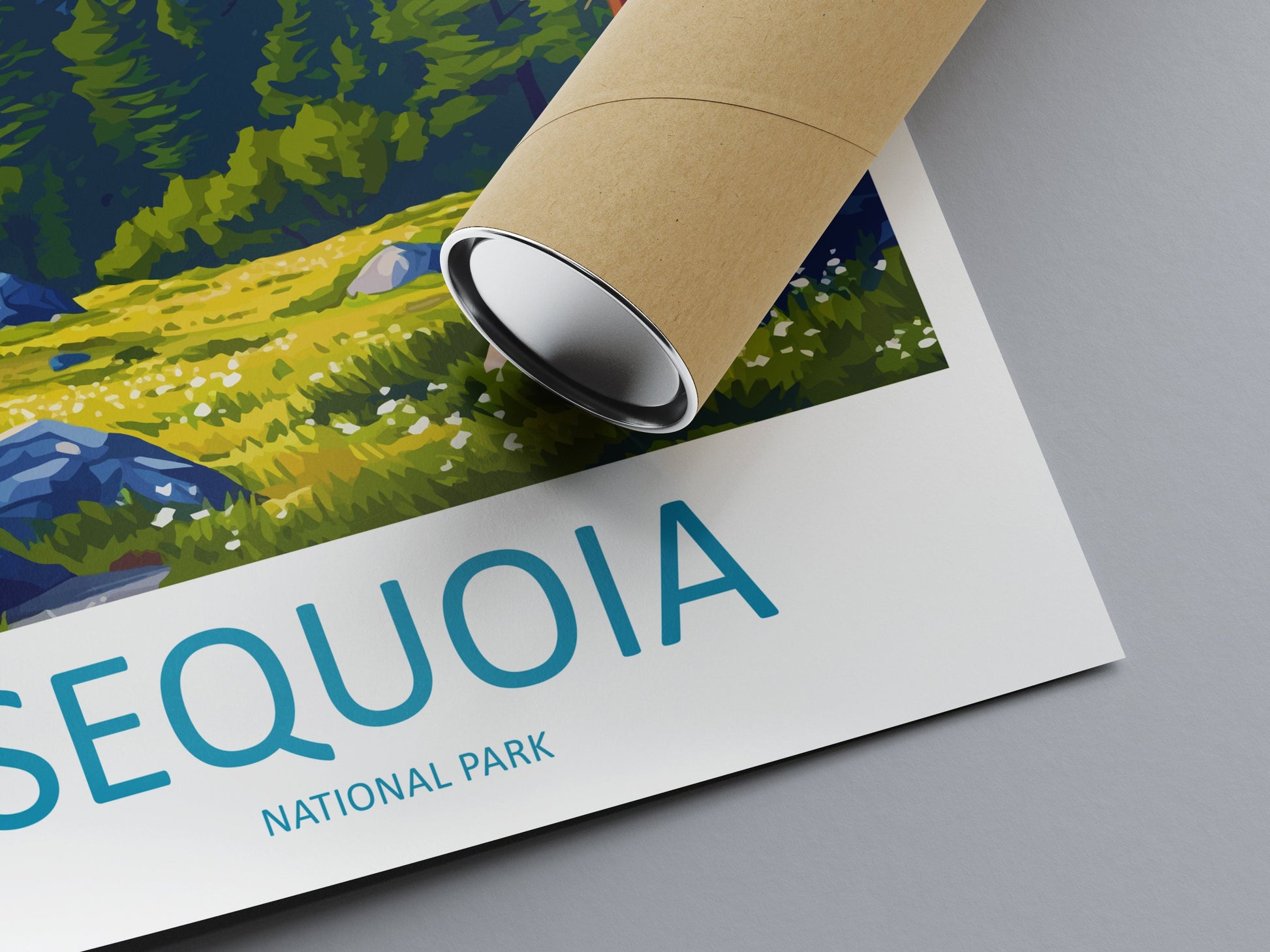 Sequoia National Park Travel Print Wall Art Sequoia Wall Hanging Home Décor Sequoia Gift Art Lovers California Art Lover Gift