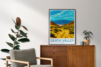 Death Valley National Park Travel Print Wall Art Death Valley Wall Hanging Home Décor Death Valley Gift Art Lovers California Art Lover Gift