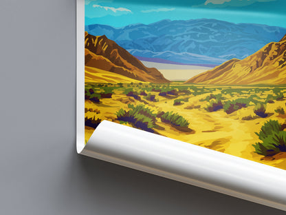 Death Valley National Park Travel Print Wall Art Death Valley Wall Hanging Home Décor Death Valley Gift Art Lovers California Art Lover Gift