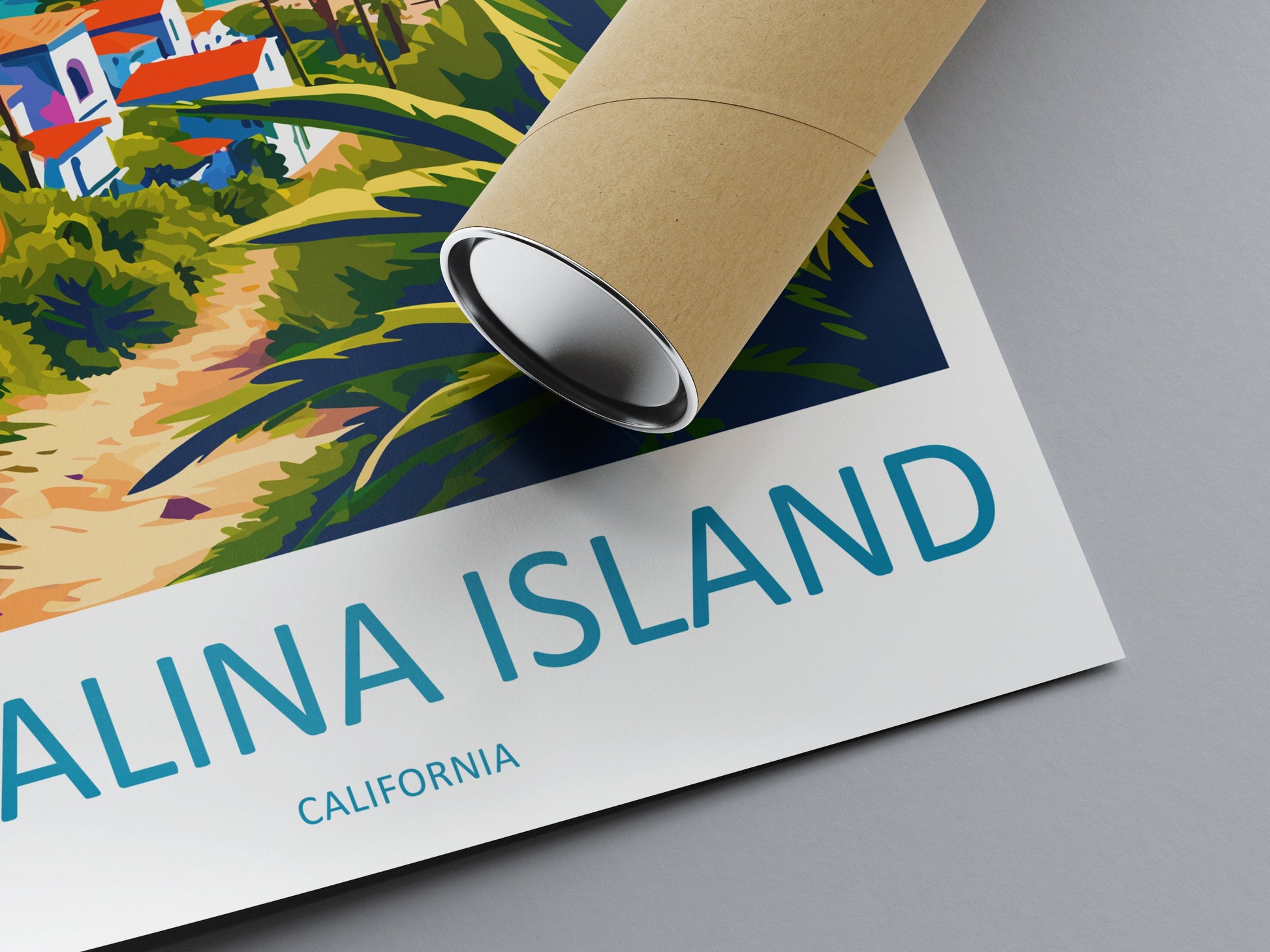 Catalina Island Travel Print Wall Art Catalina Island Wall Hanging Home Décor Catalina Island Gift Art Lovers California Art Lover Gift