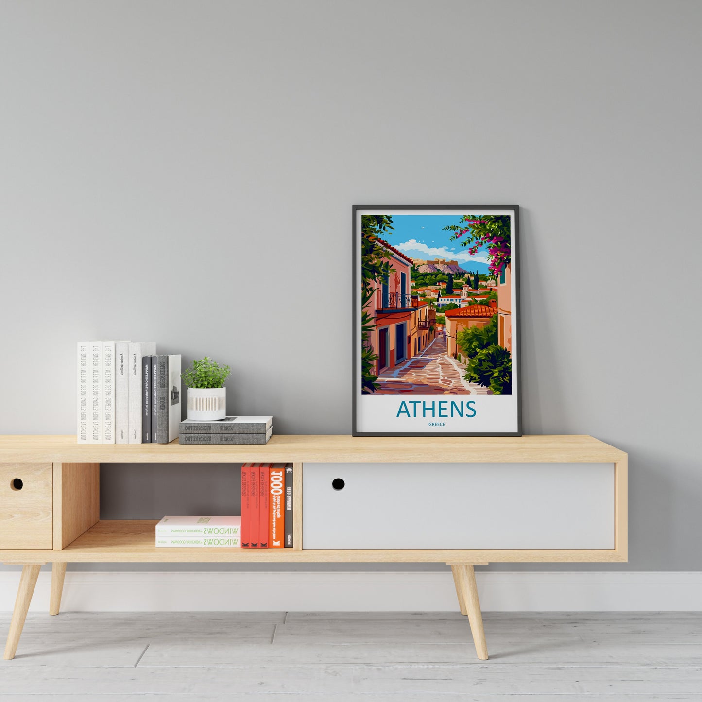 Athens Travel Print Wall Art Athens Greece Wall Hanging Home Decoration Athens Gift Art Lovers Wall Art Print Athens Greece Wall Poster Art