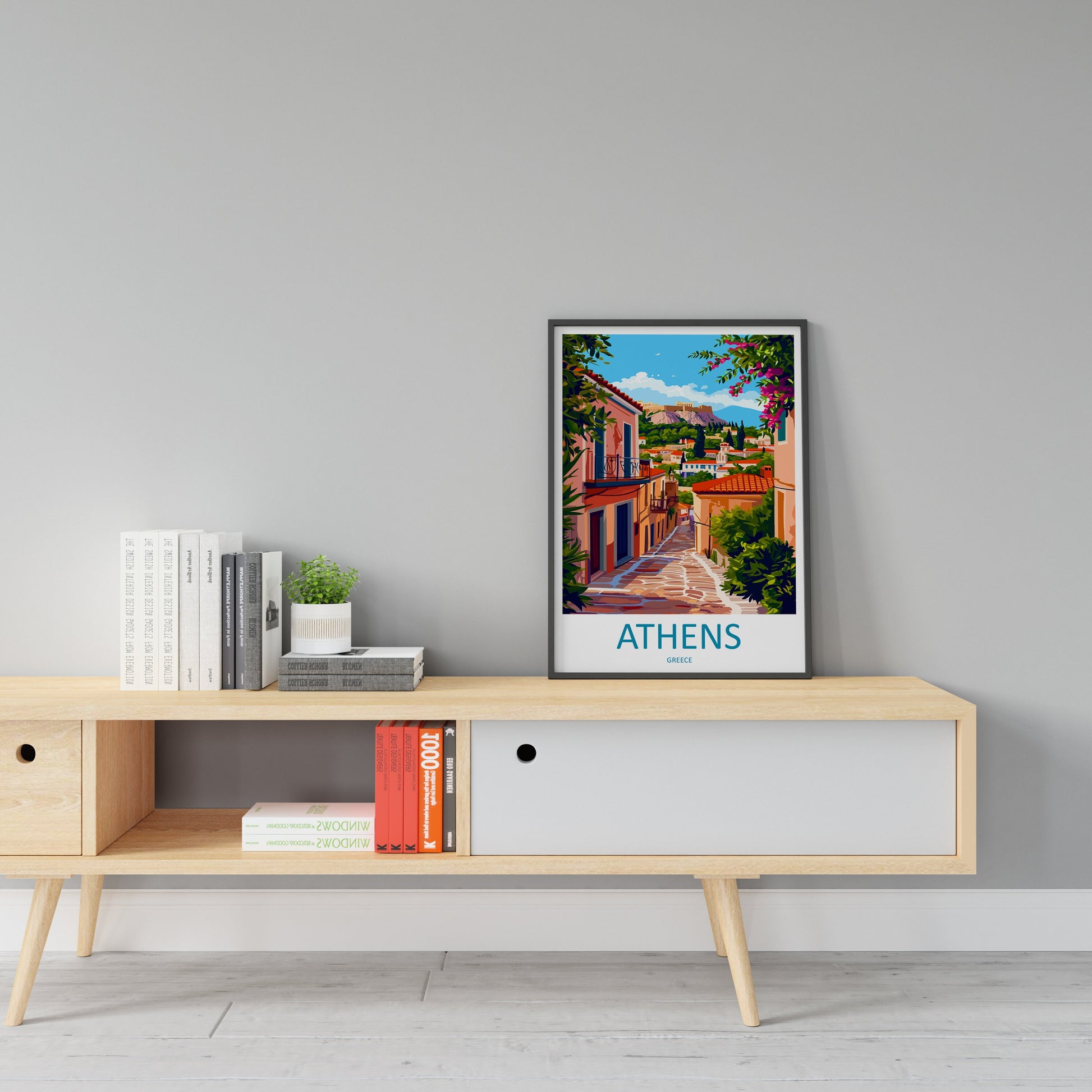 Athens Travel Print Wall Art Athens Greece Wall Hanging Home Decoration Athens Gift Art Lovers Wall Art Print Athens Greece Wall Poster Art