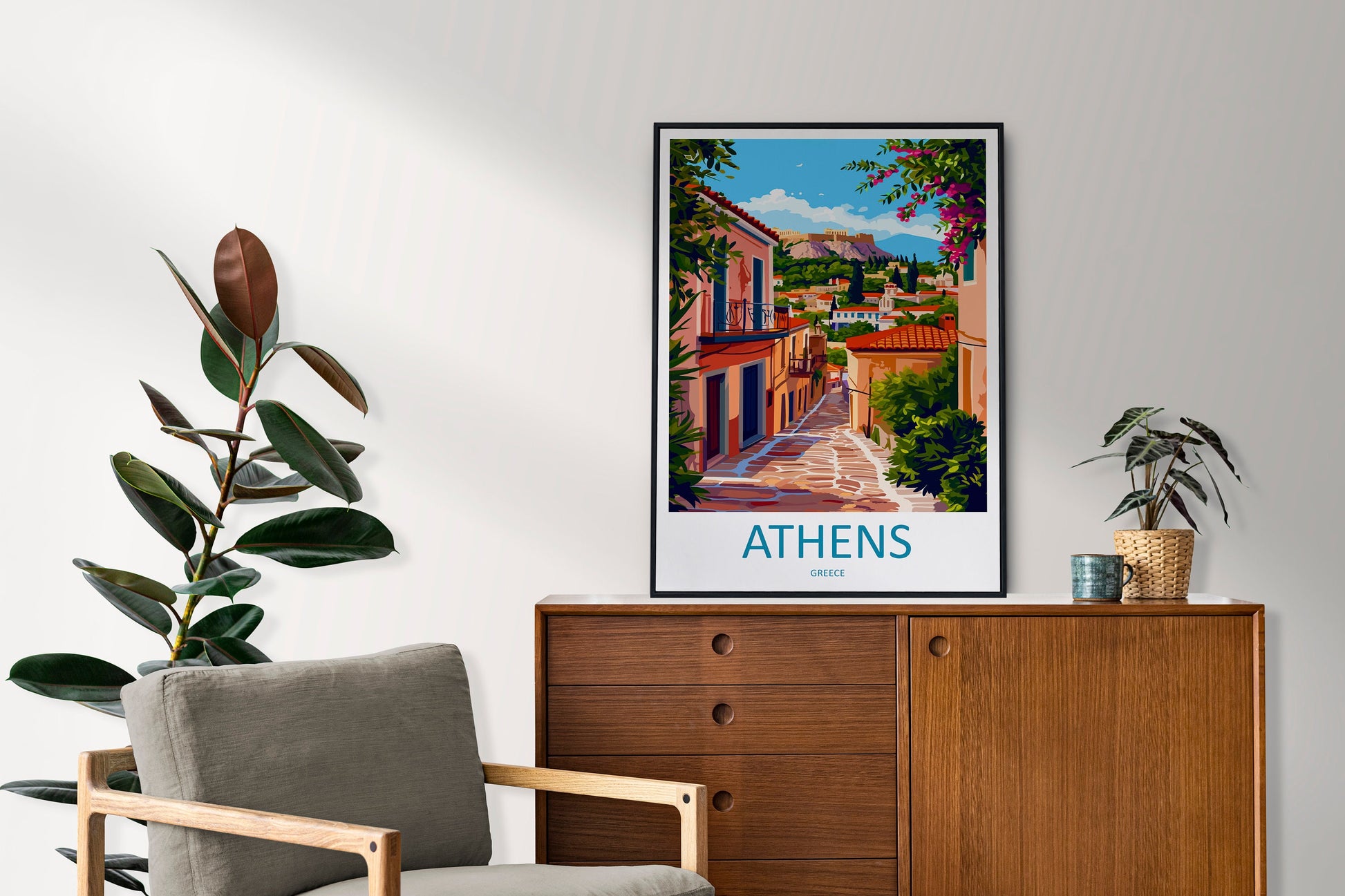 Athens Travel Print Wall Art Athens Greece Wall Hanging Home Decoration Athens Gift Art Lovers Wall Art Print Athens Greece Wall Poster Art