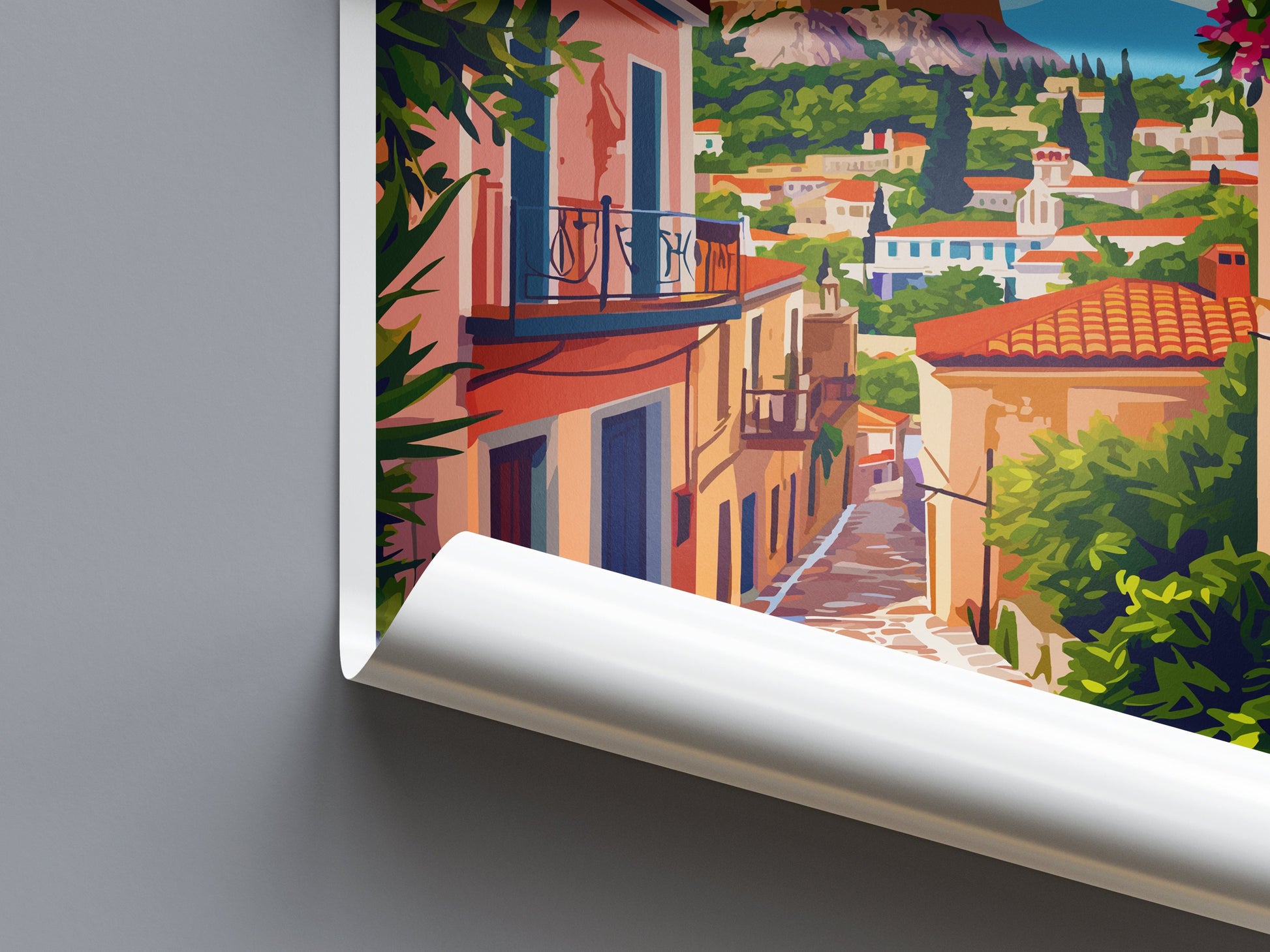 Athens Travel Print Wall Art Athens Greece Wall Hanging Home Decoration Athens Gift Art Lovers Wall Art Print Athens Greece Wall Poster Art
