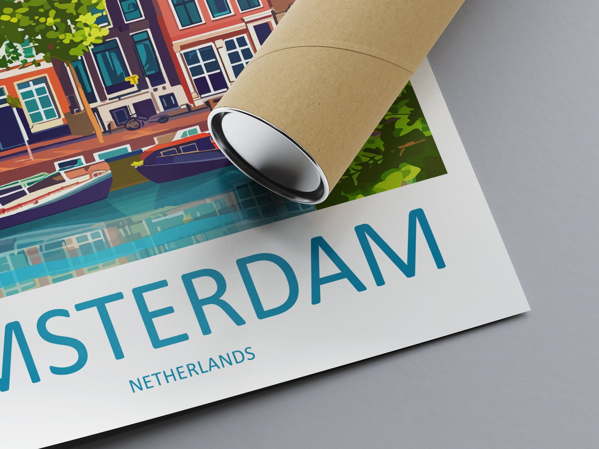 Amsterdam Travel Print Wall Art Amsterdam Wall Hanging Home Décor Amsterdam Gift Art Lovers Netherlands Art Lover Gift Amsterdam Decor