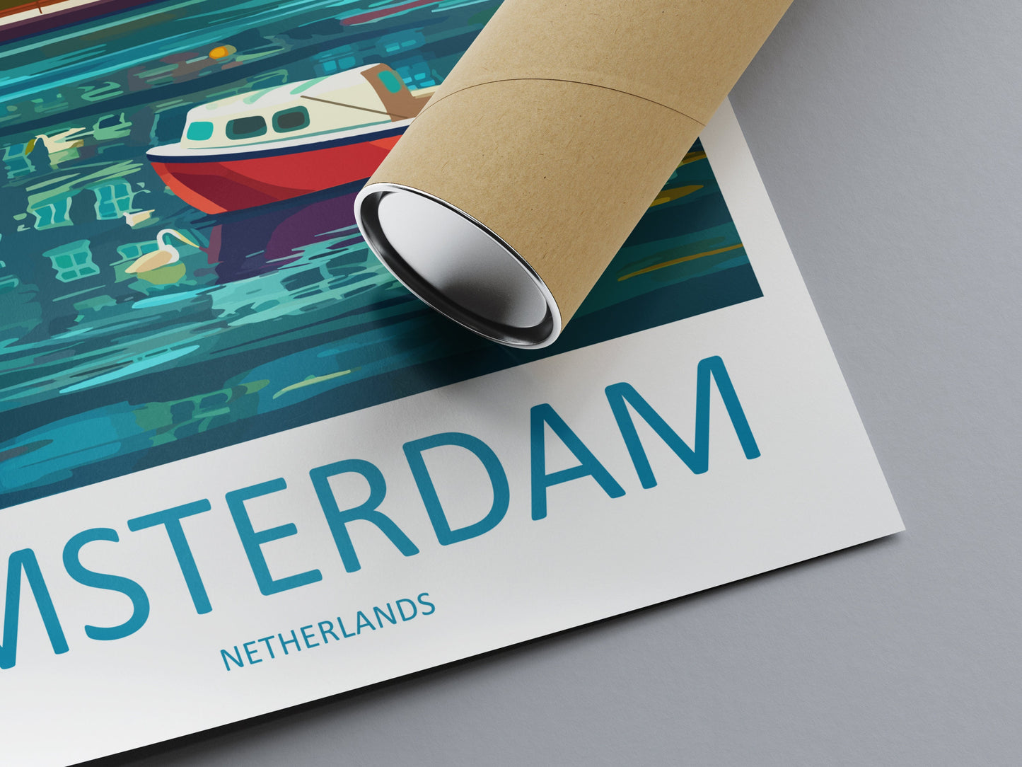 Amsterdam Travel Print Wall Art Amsterdam Wall Hanging Home Décor Amsterdam Gift Art Lovers Netherlands Art Lover Gift Amsterdam Decor