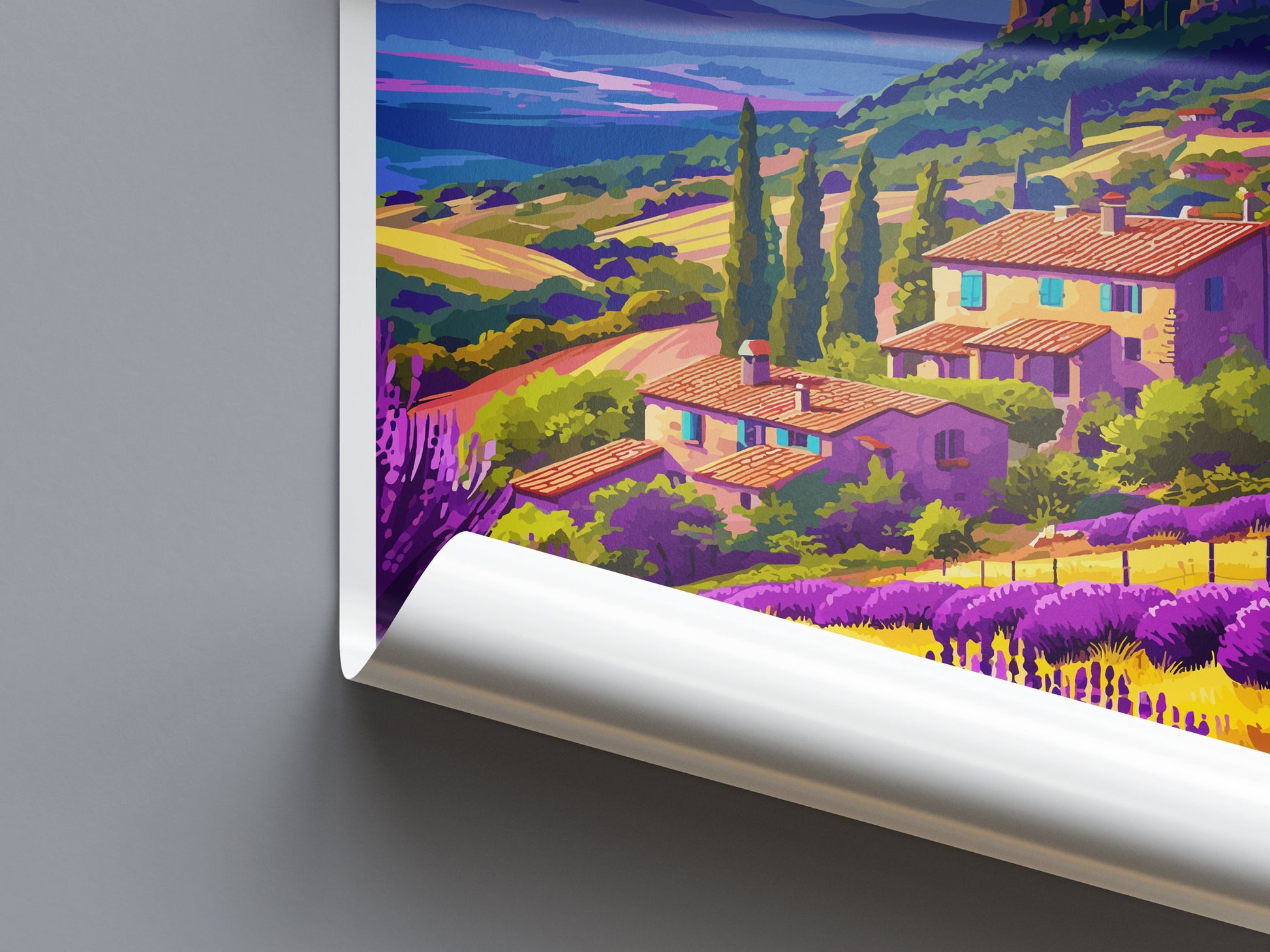 Provence Travel Print Wall Art Provence Wall Hanging Home Décor Provence Gift Art Lovers France Art Lover Gift Provence Art Provence Art