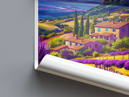 Provence Travel Print Wall Art Provence Wall Hanging Home Décor Provence Gift Art Lovers France Art Lover Gift Provence Art Provence Art