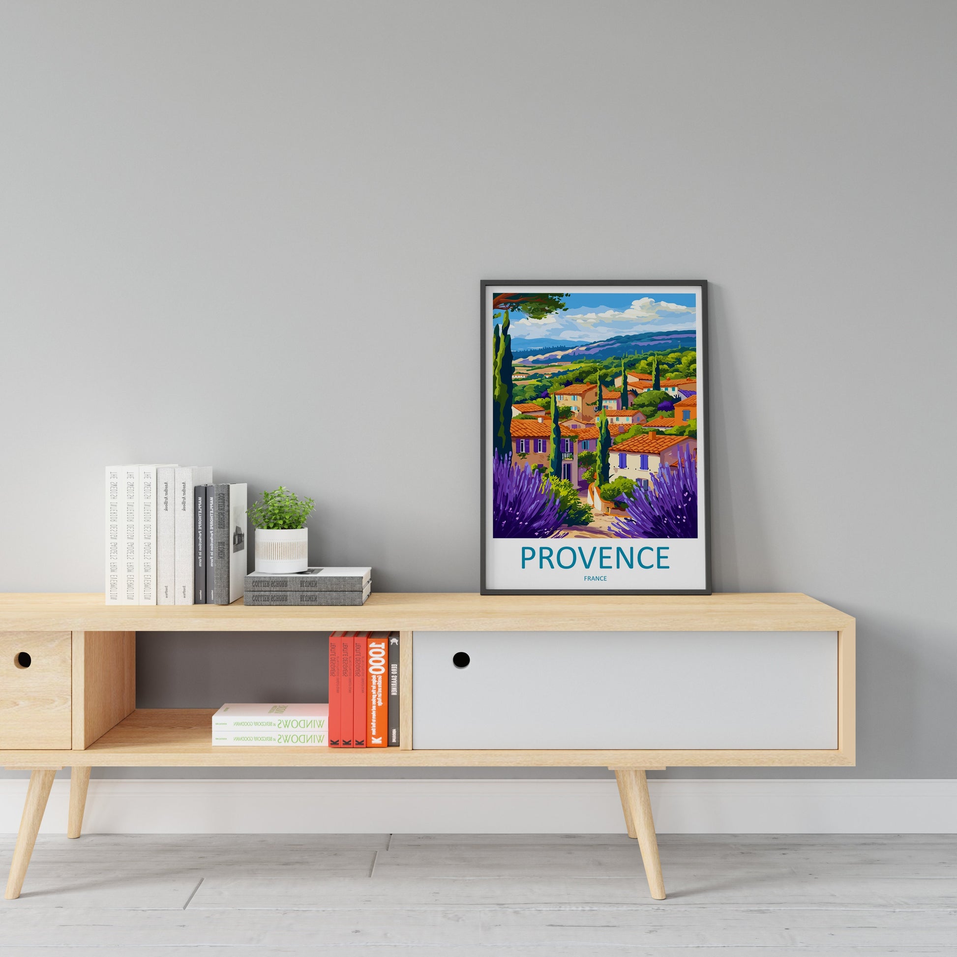 Provence Travel Print Wall Art Provence Wall Hanging Home Décor Provence Gift Art Lovers France Art Lover Gift Provence Art Provence Art