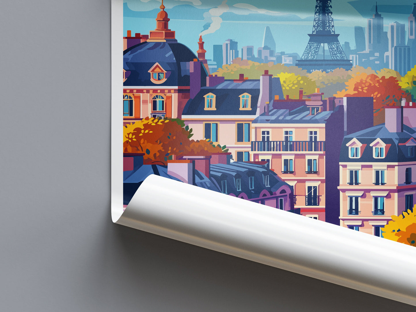 Paris Travel Print Wall Art Paris Wall Hanging Home Décor Paris Gift Art Lovers France Art Lover Gift Paris Print France Wall Art Décor