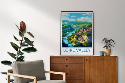 Loire Valley Travel Print Wall Art Loire Valley Wall Hanging Home Décor Loire Valley Gift Art Lovers France Art Lover Gift Loire Valley Art