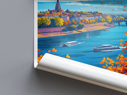 Bordeaux Travel Print Wall Art Bordeaux France Wall Hanging Home Decoration Bordeaux Gift Art Lovers Wall Art Print Bordeaux Wall Art