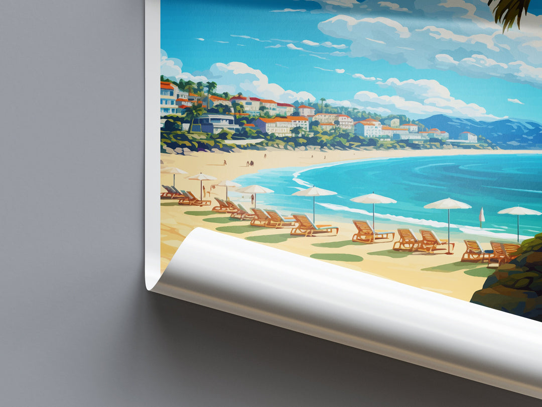 San Sebastian Travel Print Wall Art San Sebastian Wall Hanging Home Décor San Sebastian Gift Art Lovers Spain Art Lover Gift San Sebastian