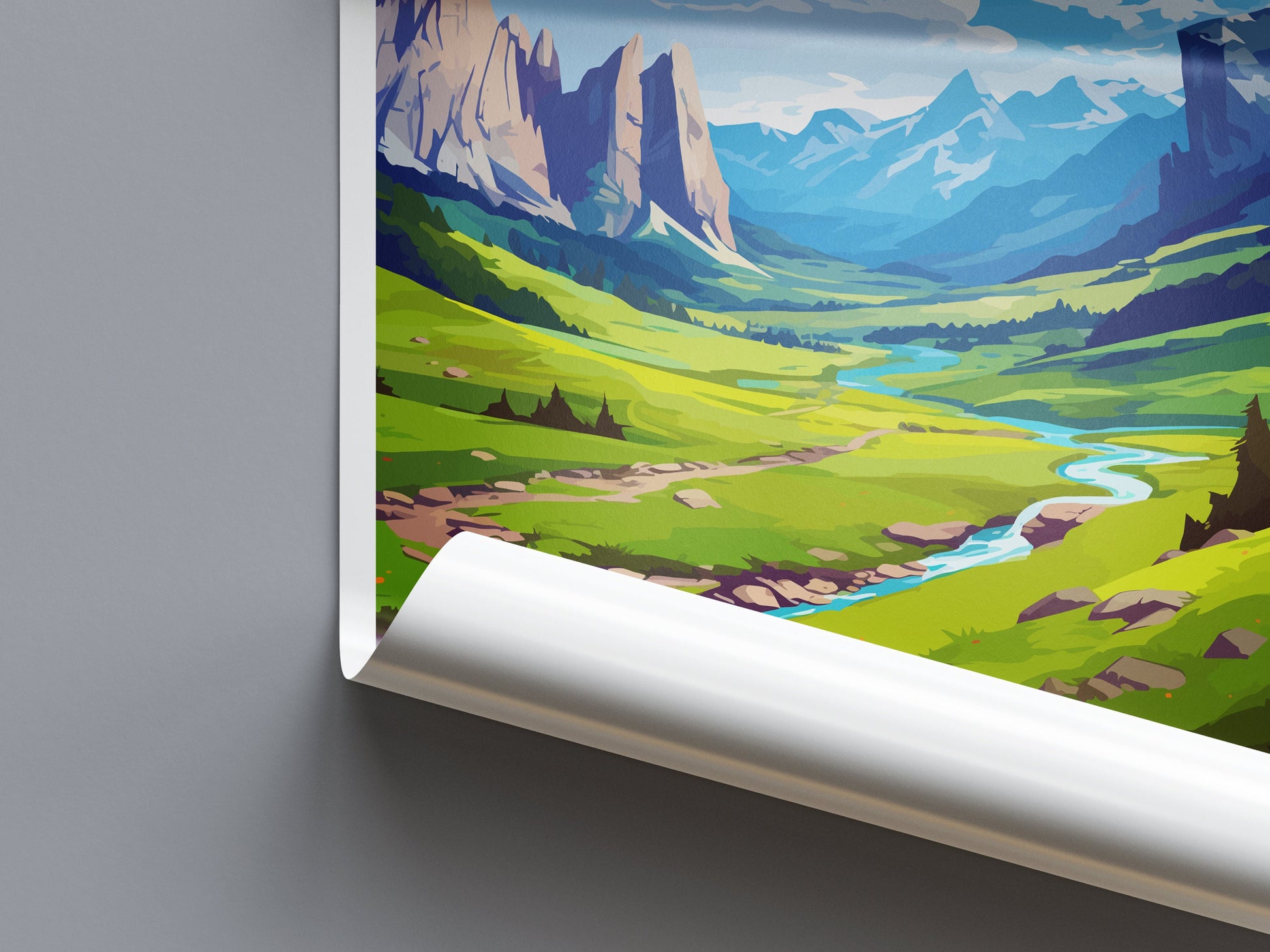 Picos De Europa National Park Travel Print Wall Art Picos De Europa National Park Wall Hanging Home Décor Picos De Europa Gift Art