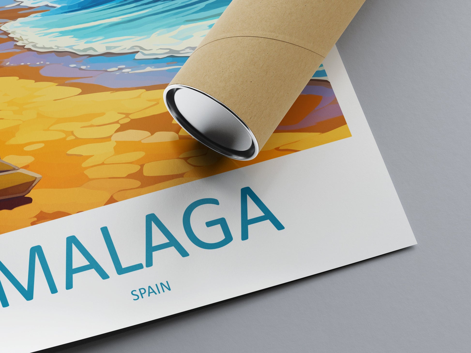 Malaga Travel Print Wall Art Malaga Wall Hanging Home Décor Malaga Gift Art Lovers Spain Art Lover Gift Malaga Wall Décor Malaga Spain Decor