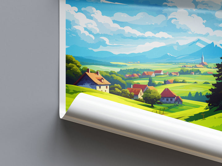 Fränkische Schweiz Travel Print Fränkische Schweiz Home Décor Germany Art Print Germany Fränkische Schweiz Wall Print Gift for Germany Art