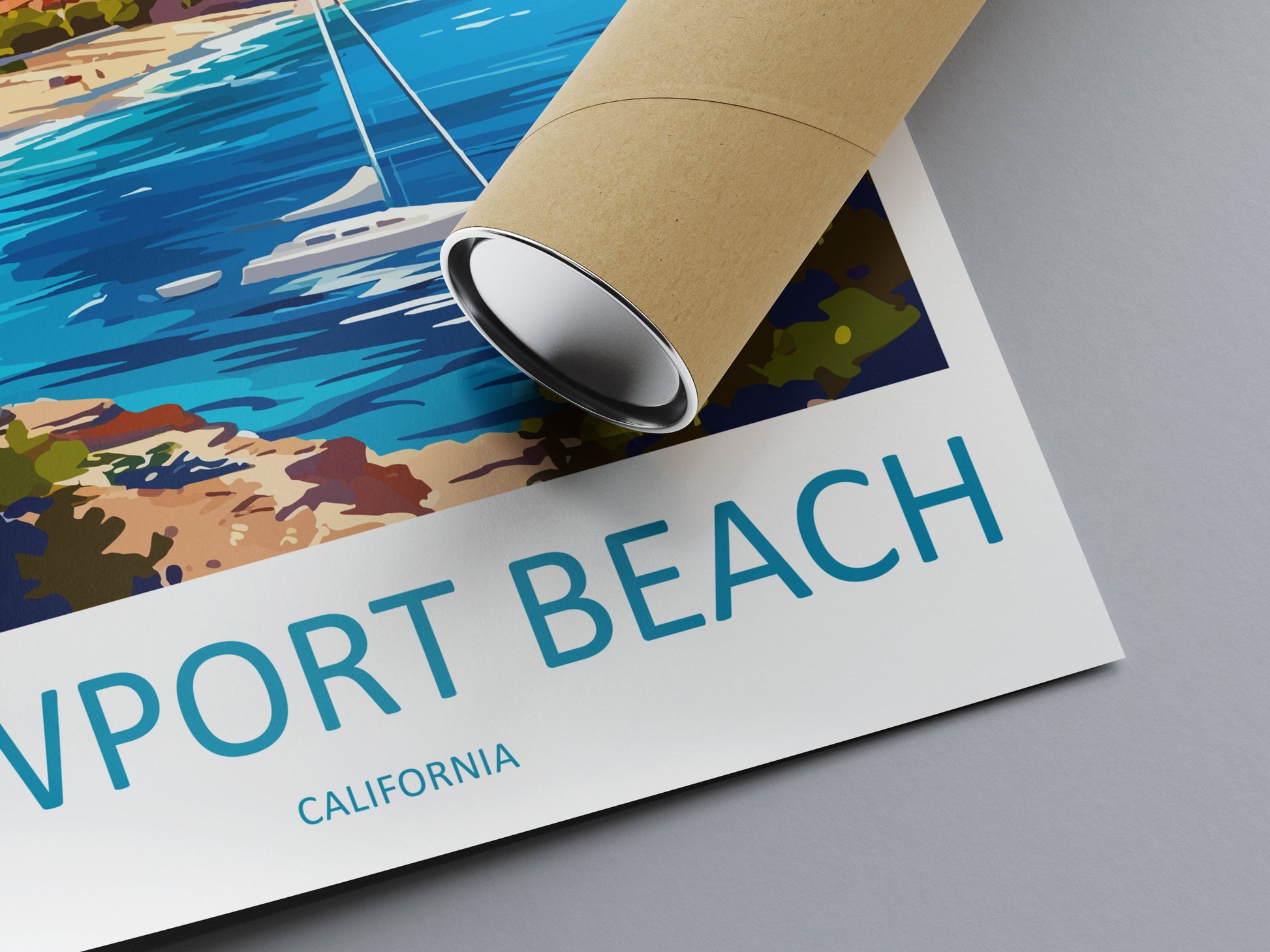 Newport Beach Travel Print Wall Art Newport Beach Wall Hanging Home Décor Newport Beach Gift Art Lovers California Art Lover Gift