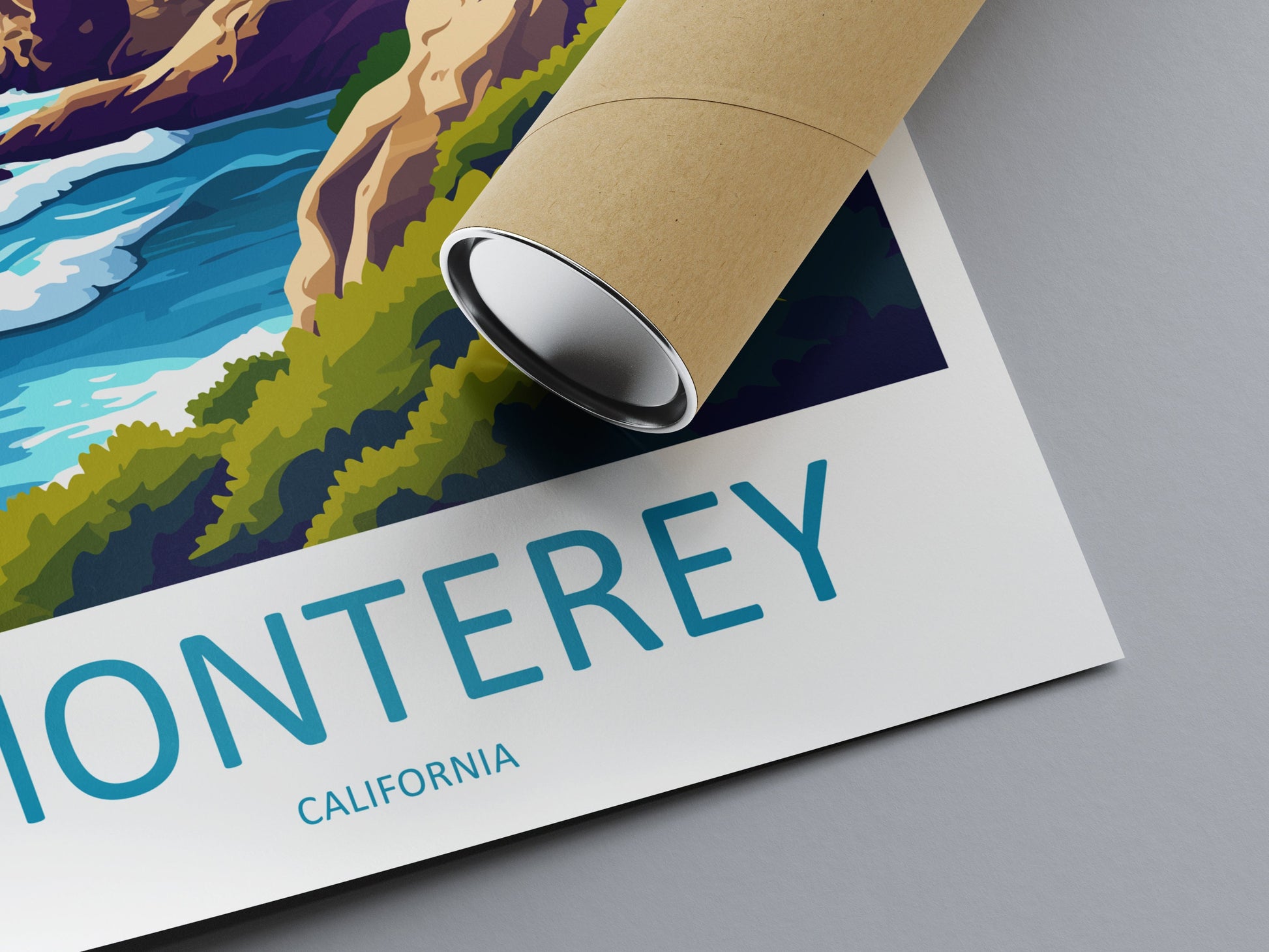 Monterey Bay Travel Print Wall Art Monterey Bay Wall Hanging Home Décor Monterey Bay Gift Art Lovers California Art Lover Gift Monterey Bay