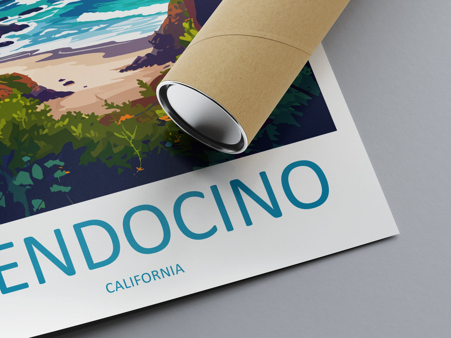 Mendocino Travel Print Wall Art Mendocino Wall Hanging Home Décor Mendocino Gift Art Lovers California Art Lover Gift Mendocino Art Print