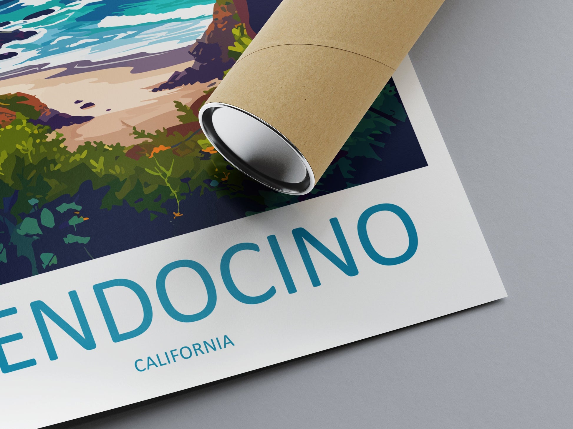 Mendocino Travel Print Wall Art Mendocino Wall Hanging Home Décor Mendocino Gift Art Lovers California Art Lover Gift Mendocino Art Print