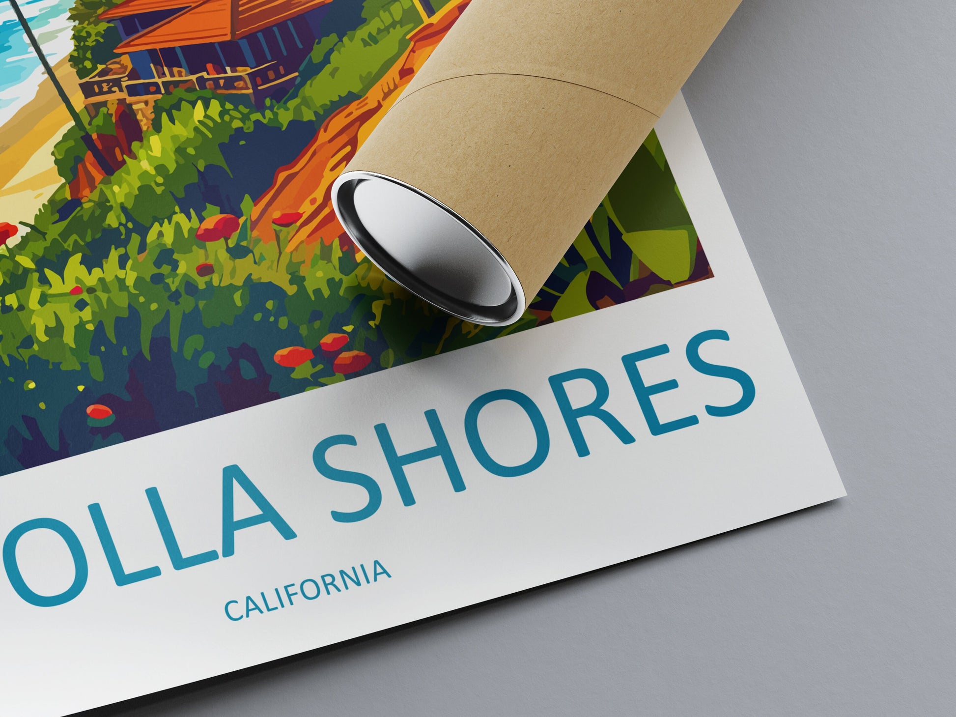 La Jolla Shore Travel Print Wall Art La Jolla Shore Wall Hanging Home Décor La Jolla Shore Gift Art Lovers California Art Lover Gift
