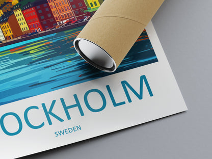 Stockholm Print Stockholm Home Décor Sweden Art Print Stockholm Wall Print For Sweden Gift Wall Hanging Stockholm Home Decor Artwork Swedish