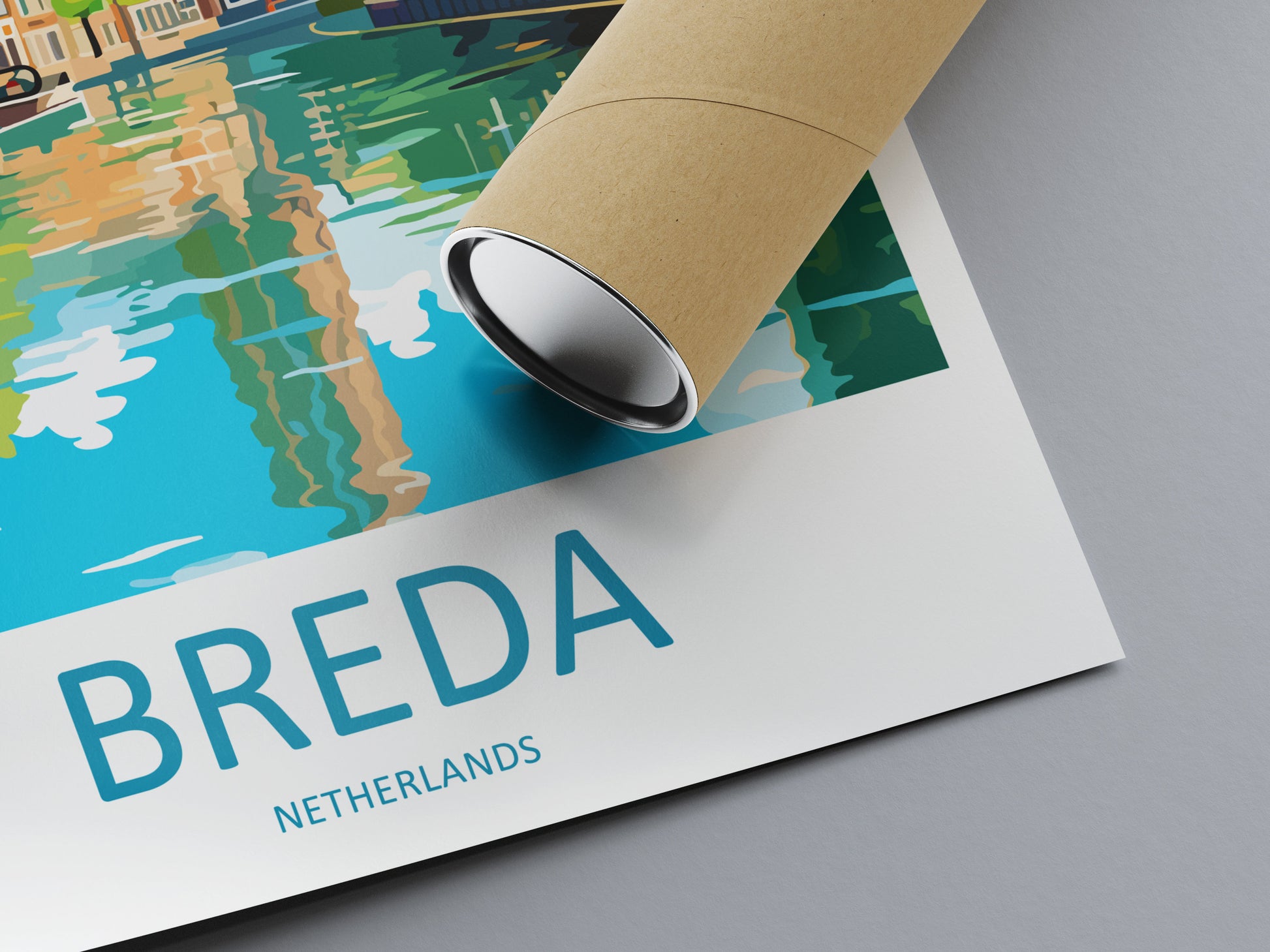 Breda Travel Print Wall Art Breda Wall Hanging Home Décor Breda Gift Art Lovers Netherlands Art Lover Gift Breda Travel Art Poster