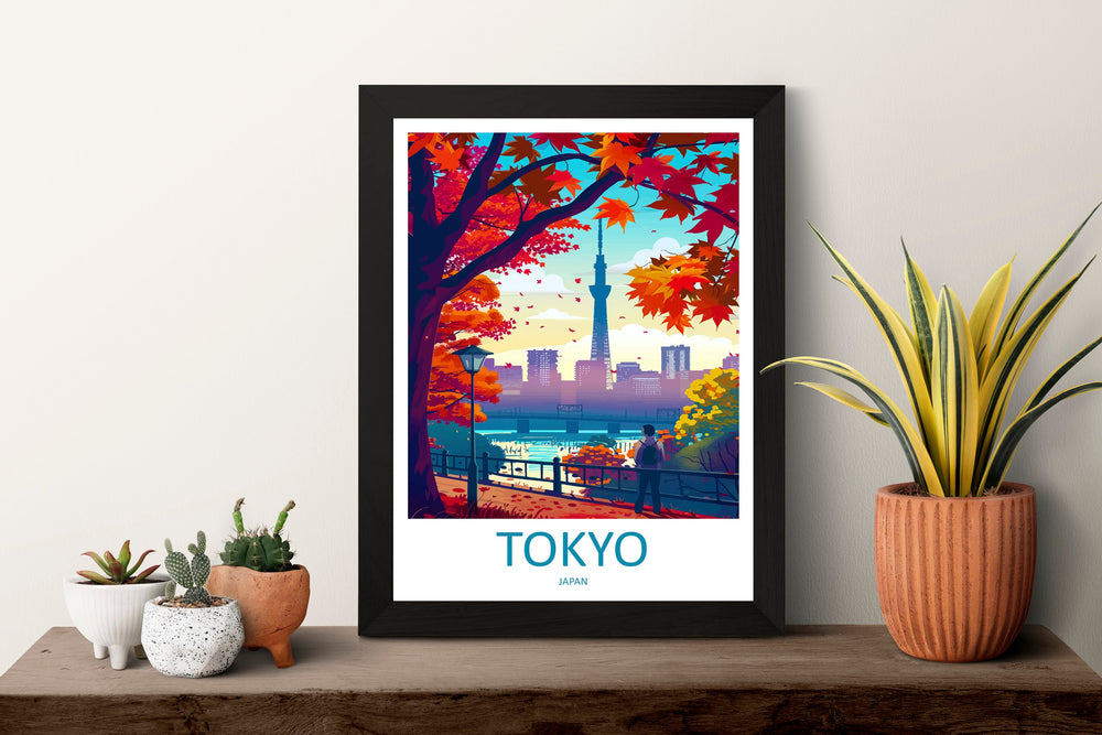Japan Travel Print Wall Art Japan Wall Hanging Home Décor Japan Gift Art Lovers Tokyo Art Lover Gift Tokyo Travel Gift